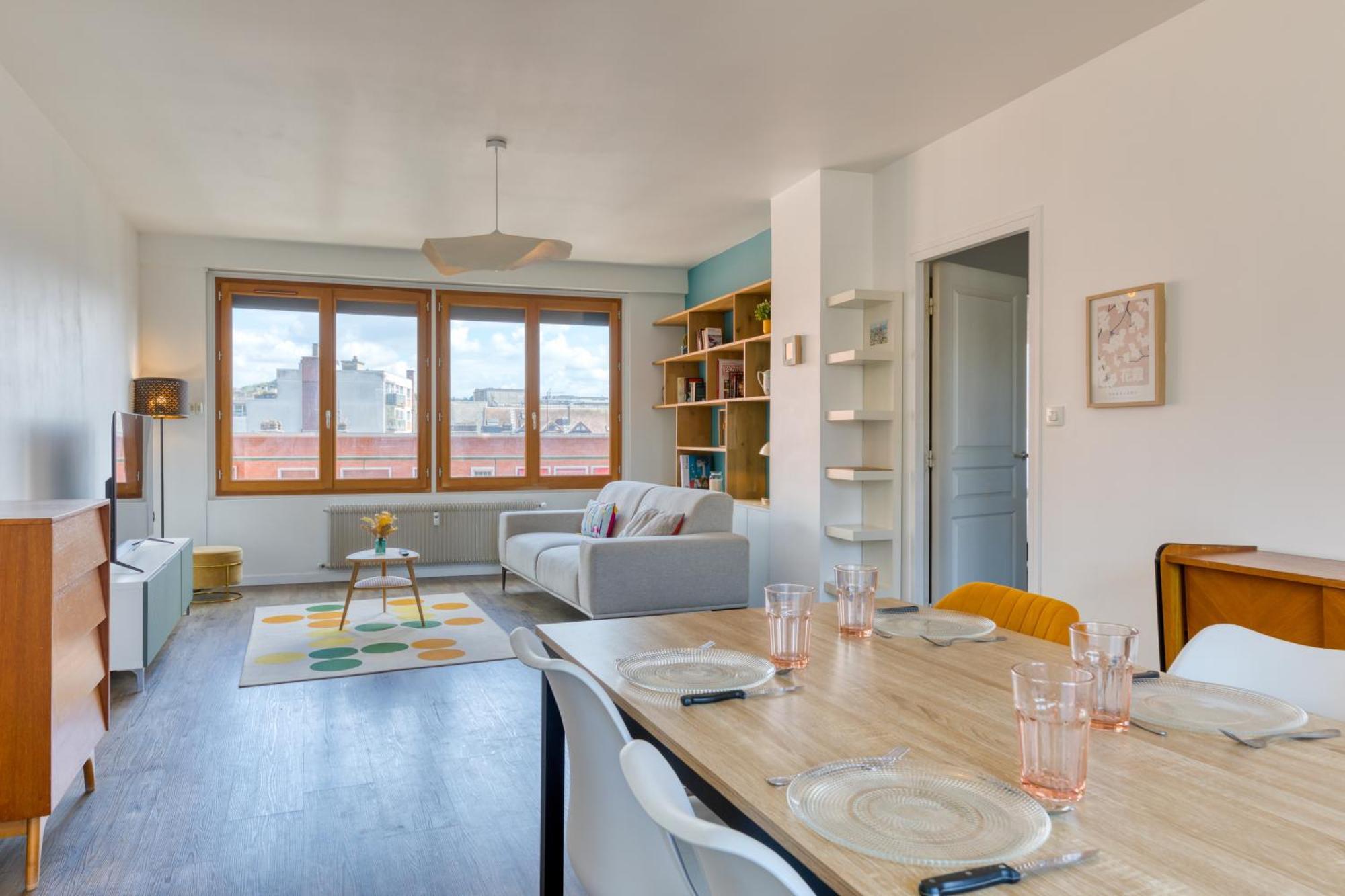 Juliette : *Logement Avec Balcon* Apartment Rouen Exterior foto